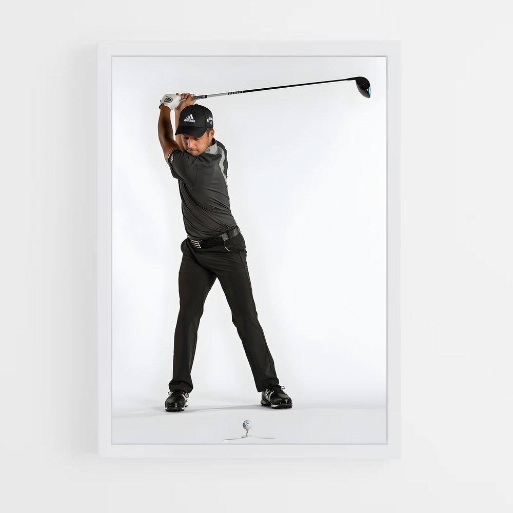 Poster Xander schauffele golf (vue 3)